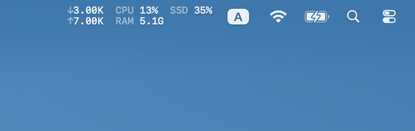 KisoStats Menu Bar